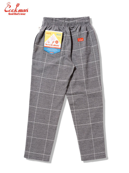 Cookman Chefs Pants - Glen Check Black
