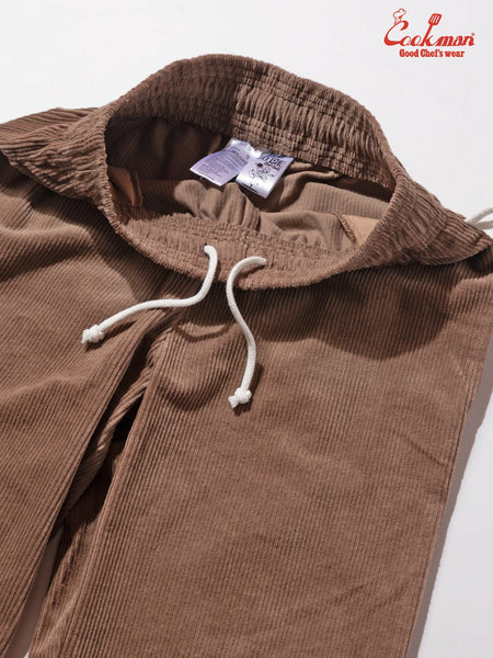 Cookman Semi Wide Corduroy Chefs Pants - Cocoa Brown
