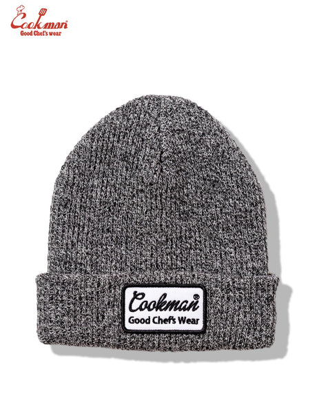 Cookman Embroidered Patch Beanie - Heather Grey