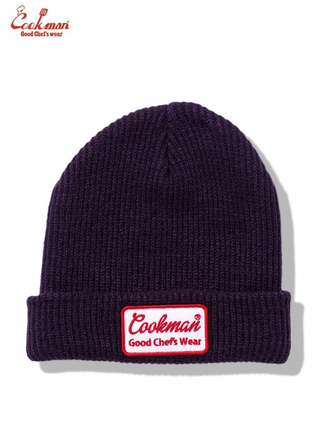 Cookman Embroidered Patch Beanie - Dark Navy