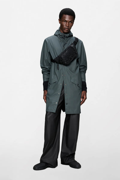 Rains Long Jacket W3 - Dark Grey