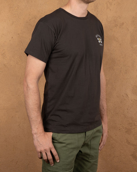 Pike Brothers 1969 Sports Tee - Jolly Roger Black