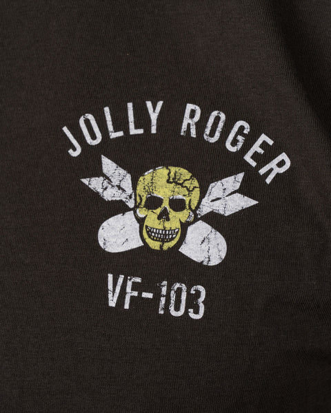 Pike Brothers 1969 Sports Tee - Jolly Roger Black