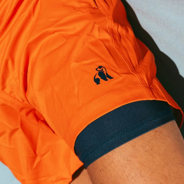 Swole Panda Hydromotion Swim Shorts - Orange