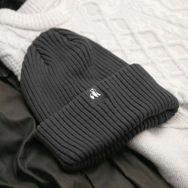 Swole Panda Beanie - Black