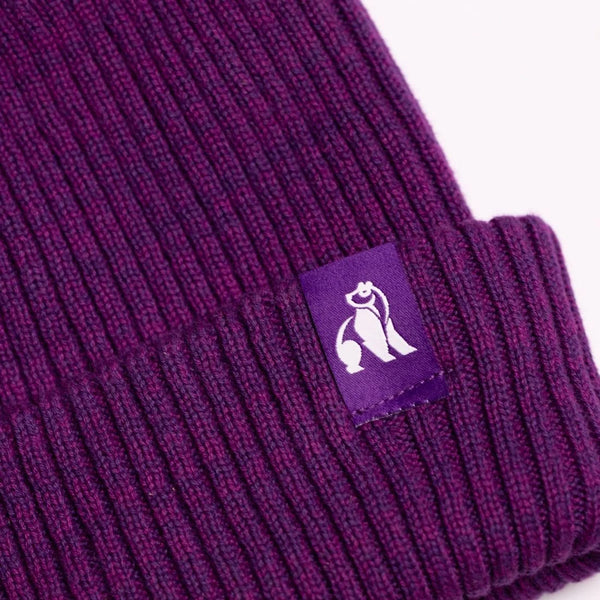 Swole Panda Beanie - Purple