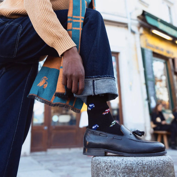 Swole Panda Classic Mini Socks - Black