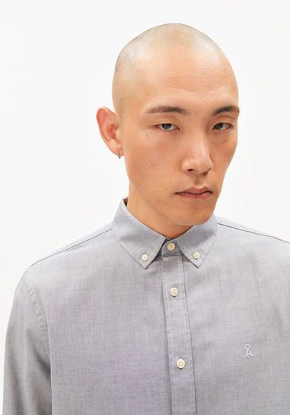 Armed Angels Quaasa L/S Shirt - Tinted Navy