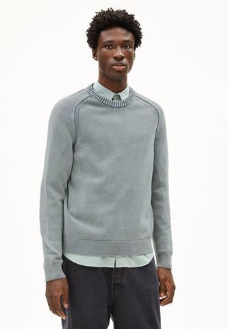 Armed Angels Vaanjo GMT Dyed Pullover - Space Steel (Grey)