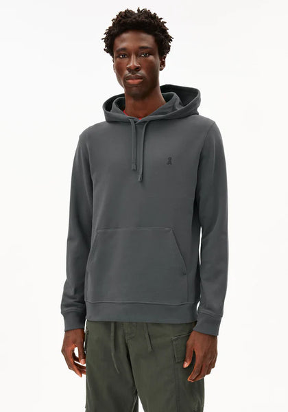 Armed Angels Paarlo Fleece Hoodie - Space Steel