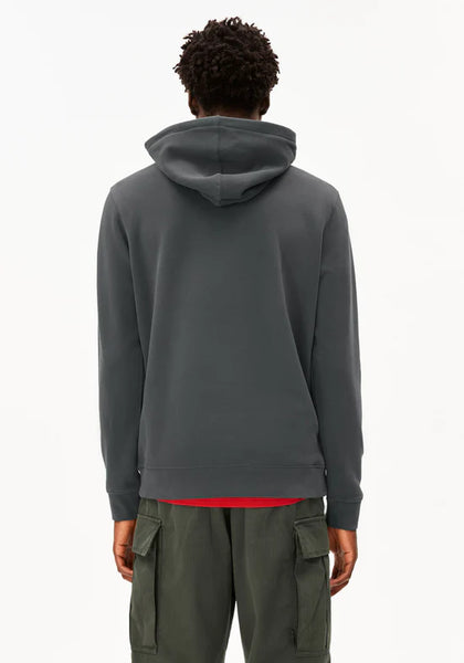 Armed Angels Paarlo Fleece Hoodie - Space Steel