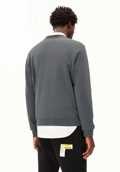 ArmedAngels Baaro Fleece Sweatshirt - Space Steel