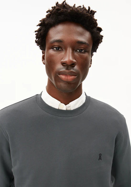 ArmedAngels Baaro Fleece Sweatshirt - Space Steel