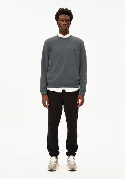 ArmedAngels Baaro Fleece Sweatshirt - Space Steel