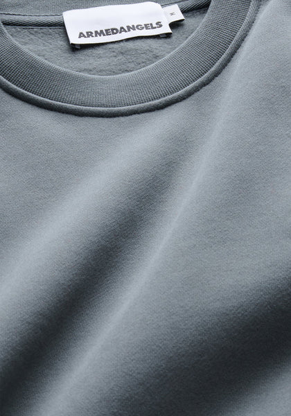 ArmedAngels Baaro Fleece Sweatshirt - Space Steel
