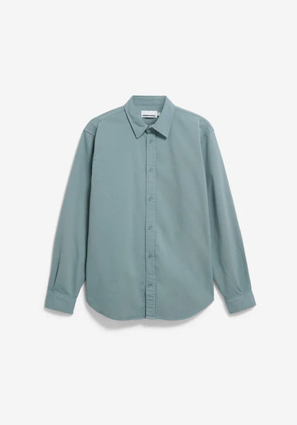 Armed Angels Giaalo Shirt - Mystic Swamp (Grey/Blue)
