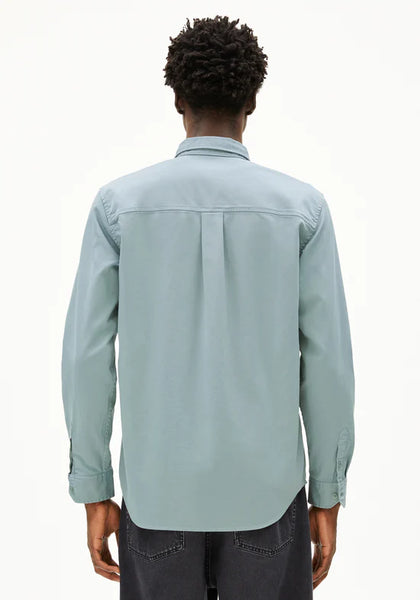 Armed Angels Giaalo Shirt - Mystic Swamp (Grey/Blue)