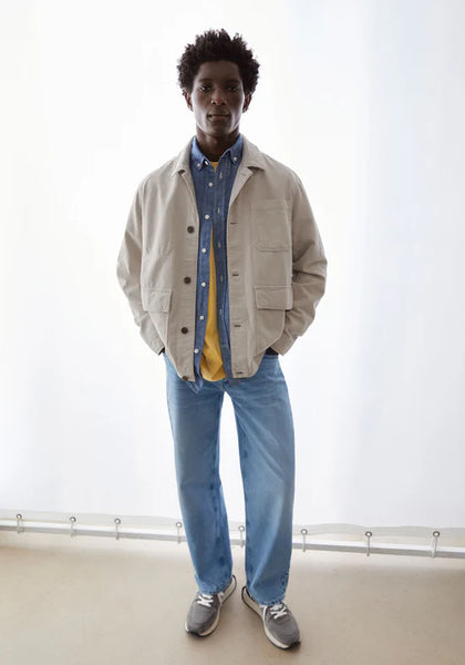 Armed Angels Cotton Linen Jacket - Sandstone