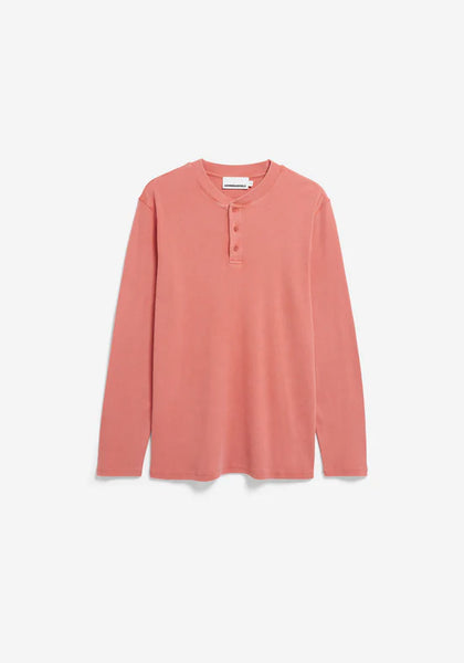 Armed Angels L/S Garment Dyed Henly - Tabasco Red