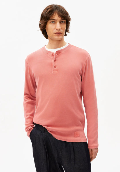 Armed Angels L/S Garment Dyed Henly - Tabasco Red