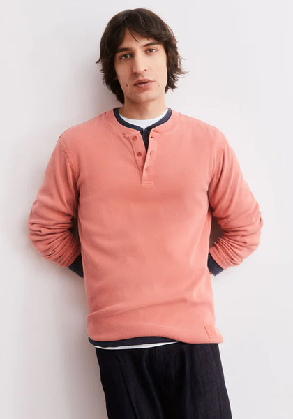 Armed Angels L/S Garment Dyed Henly - Tabasco Red