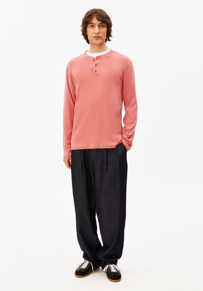 Armed Angels L/S Garment Dyed Henly - Tabasco Red