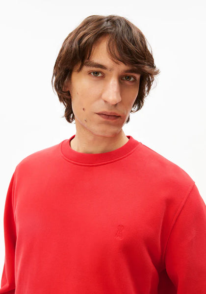 Armed Angels Baaro Loop Sweat - Mars Red
