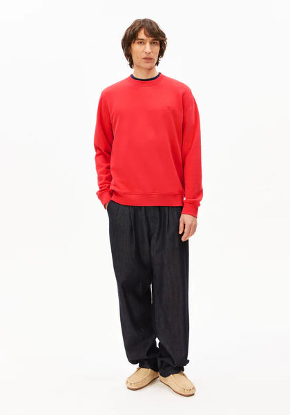 Armed Angels Baaro Loop Sweat - Mars Red
