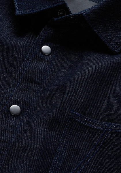 Armed Angels Dark Wash Denim Shirt - Rinse