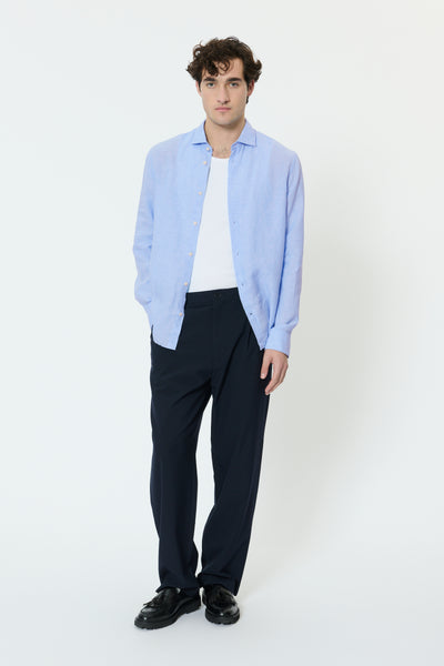 Matinique Mamarc Linen Shirt - Chambray Blue
