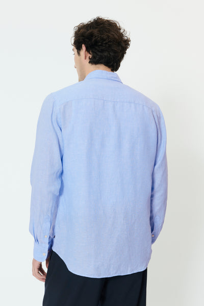 Matinique Mamarc Linen Shirt - Chambray Blue