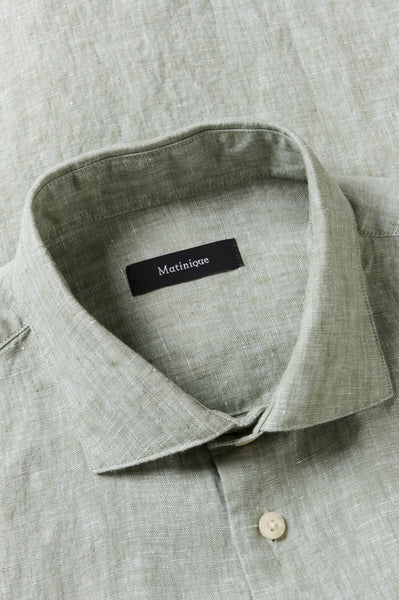 Matinique Mamarc Linen Shirt - Sea Spray