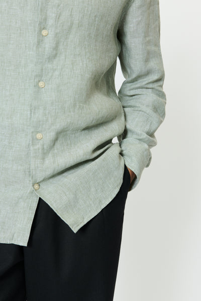 Matinique Mamarc Linen Shirt - Sea Spray