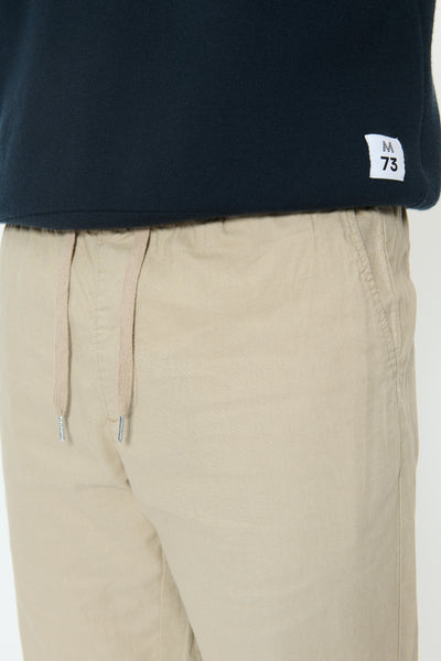 Matinique Mabarton Linen Pants - Simply Taupe
