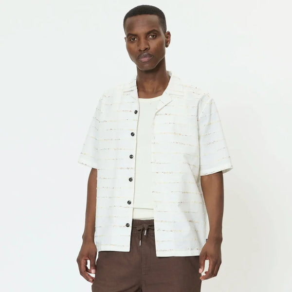 Matinique Maklampo S/S Shirt - Vanilla Ice (Off White)