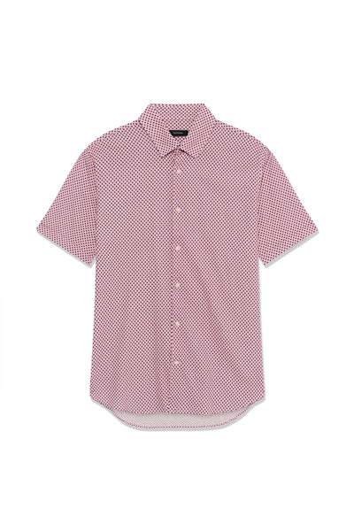 Matinique Matrostol Linen Mix S/S Shirt - Lava Falls