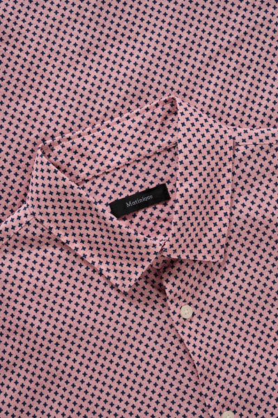 Matinique Matrostol Linen Mix S/S Shirt - Lava Falls