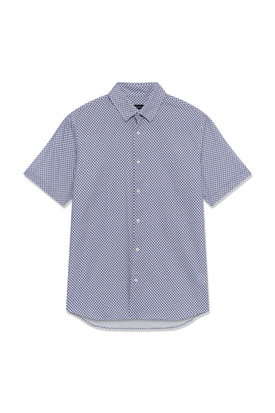 Matinique Matrostol Linen Mix S/S Shirt - Dark Navy