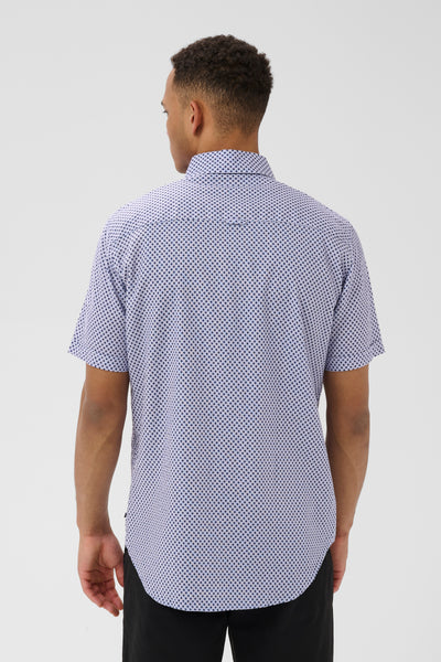 Matinique Matrostol Linen Mix S/S Shirt - Dark Navy