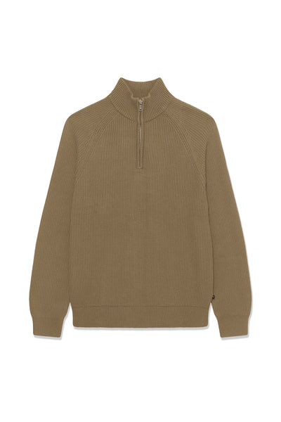 Matinique Mahellson Half Zip Knit - Caribou