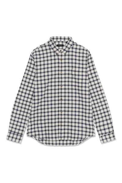 Matinique Matrostol Check Shirt - Eggnog/Navy