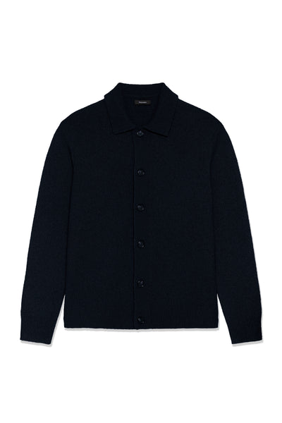 Matinique Mabarode Wool Mix Cardigan - Dark Navy