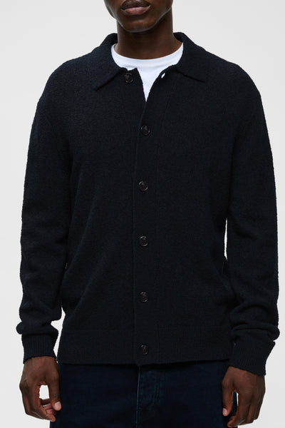 Matinique Mabarode Wool Mix Cardigan - Dark Navy
