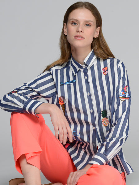 Vilagallo - Isa Shirt - Stripe
