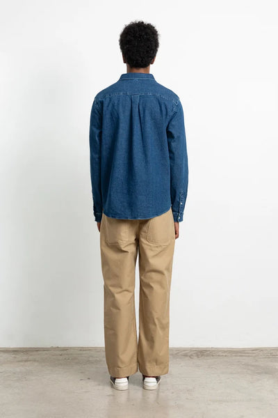 Edmmond Duck  Denim Shirt - Stone Wash