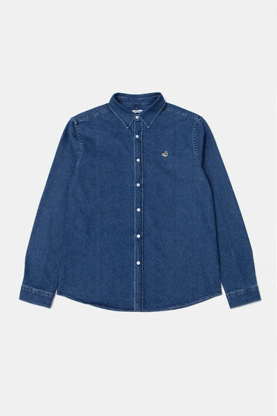 Edmmond Duck  Denim Shirt - Stone Wash