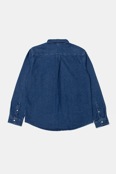 Edmmond Duck  Denim Shirt - Stone Wash
