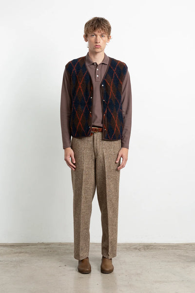 Edmmond Atelier Vest - Brown/Orange