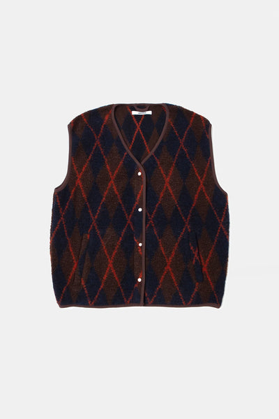 Edmmond Atelier Vest - Brown/Orange