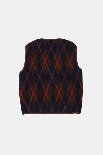 Edmmond Atelier Vest - Brown/Orange